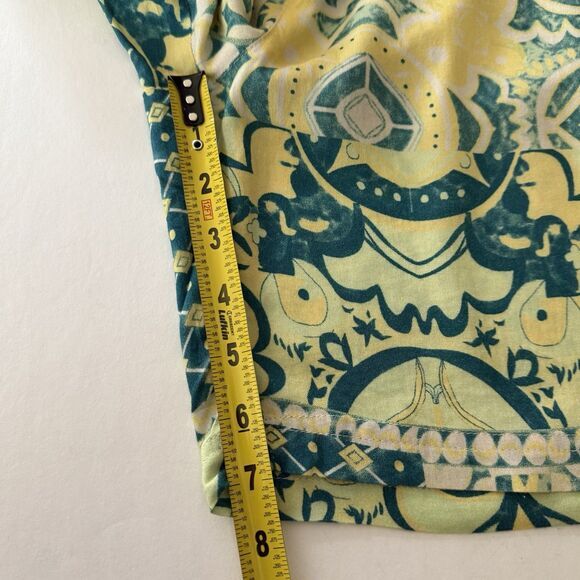 NWT Native Youth‎ Lavera Green Tile Print Shorts Size 30 - Picture 12 of 16